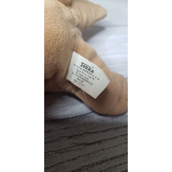 Orange Pound Puppies Purries 1980's Tonka Striped Tabby Cat Vintage - Picture 6 of 6